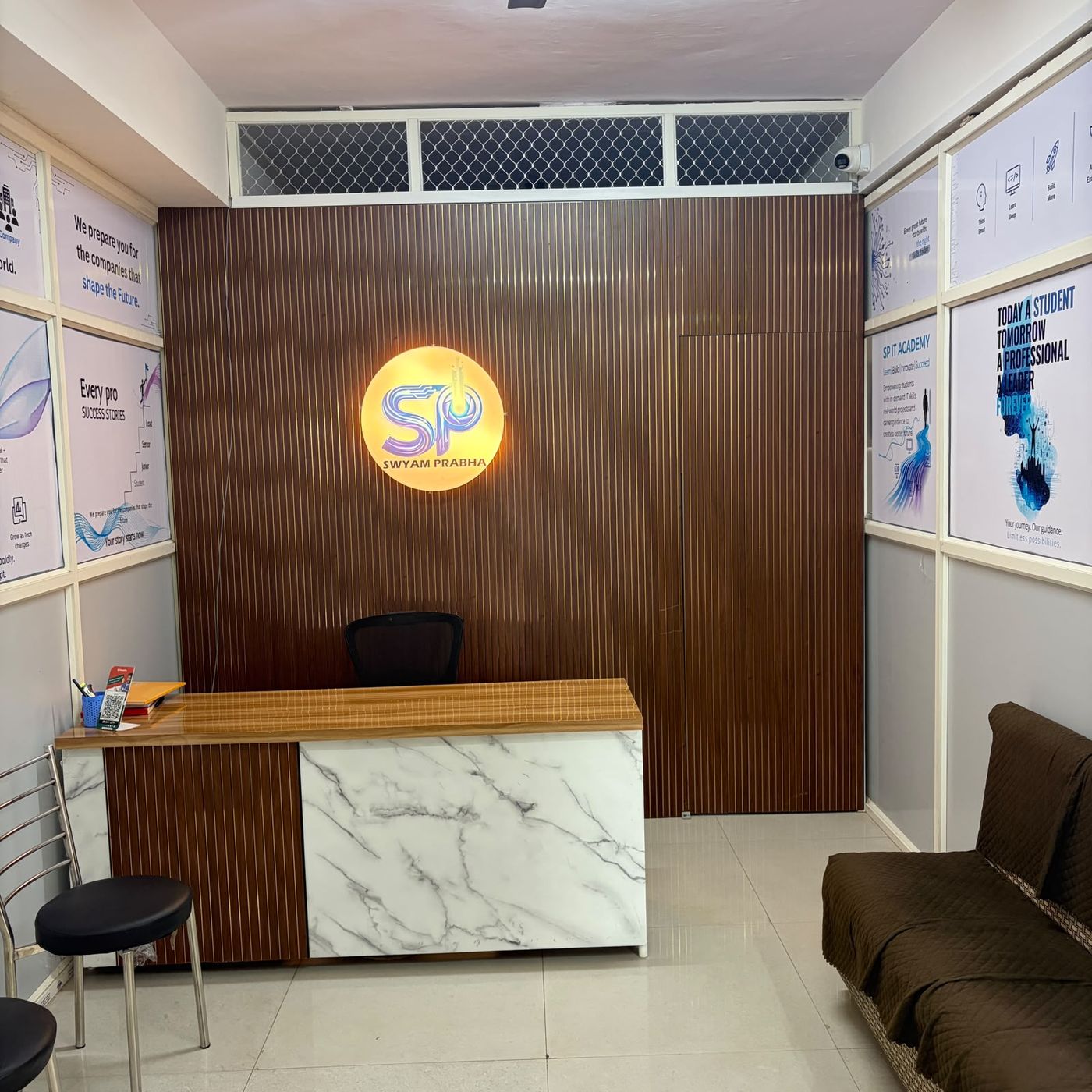 Academy reception area